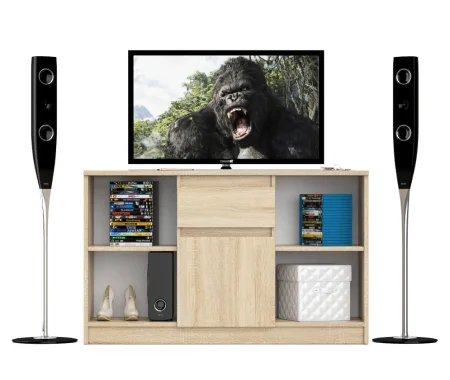 Тумба ТВ МТВ 1204.1 дуб сонома