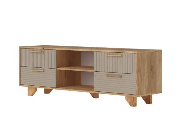 Тумба ТВ Ньерд 1500.4 дуб вотан/ива пепельная