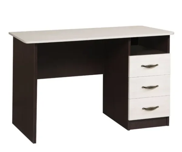 Письменный стол Лидер-6 венге/белый