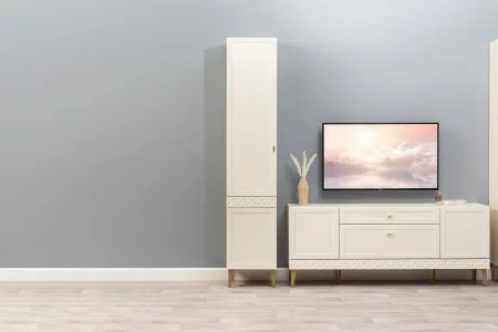 Шкаф-пенал Марион 16.333.01 слоновая кость