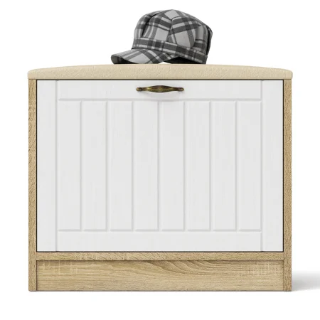 Тумба П-6 дуб сонома/белое дерево фрезеровка прованс