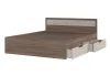 Кровать Гармония с ящиками шимо темный/шимо светлый