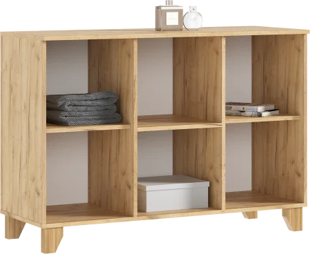 Комод Ирис 1200 браш вайт/дуб крафт