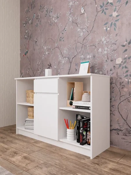 Тумба под телевизор Мори МТВ 1204.1 белый Тумба под телевизор Мори МТВ 1204.1 белый