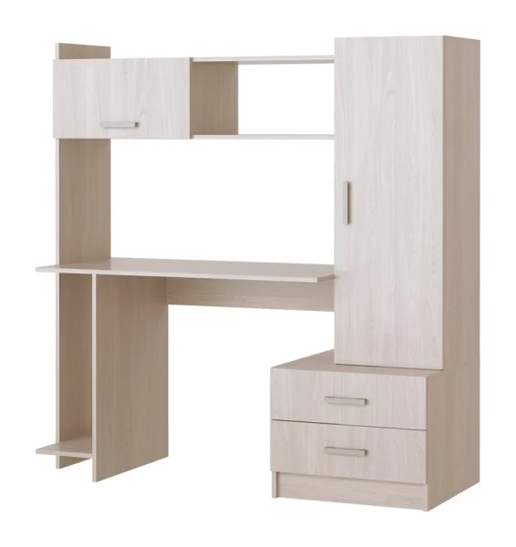 Стол компьютерный ПКС-7 ясень анкор светлый