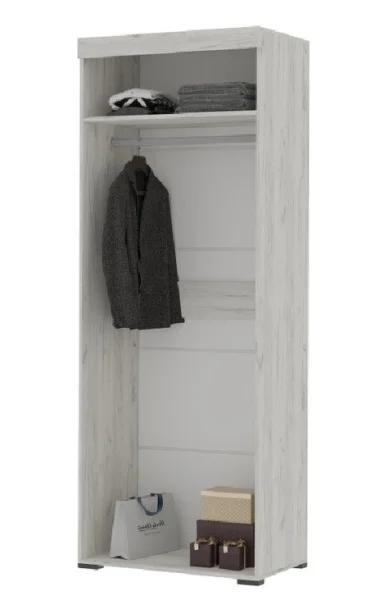 Шкаф 2-х дверный Гранд дуб крафт белый