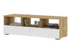 Тумба ТВ Хелен ТБ-02 дуб крафт золотой/белый