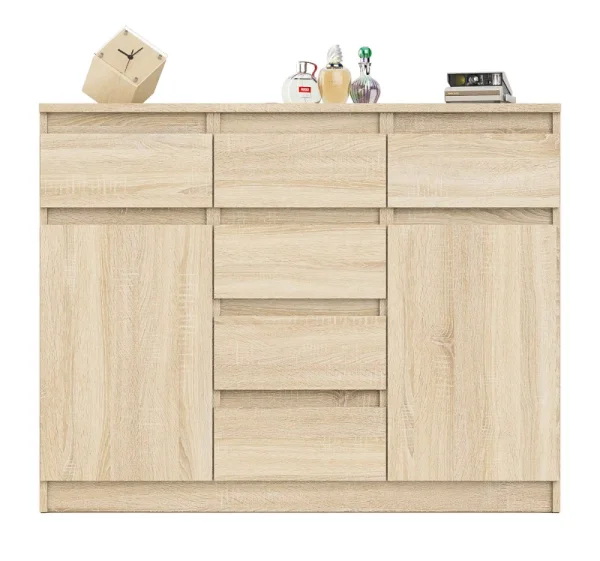 Комод с ящиками и дверками МК 1200.4 дуб сонома