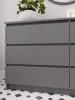 Комод шесть ящиков Мори МК 1386 графит