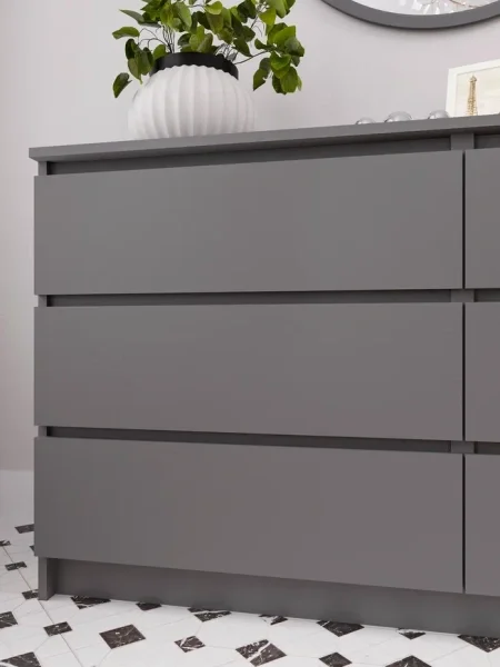 Комод шесть ящиков Мори МК 1380.6 графит