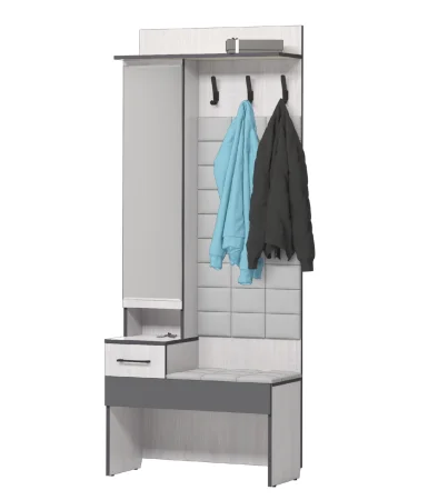 Прихожая Эльза №1 ясень анкор светлый