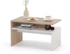 Стол журнальный Лайт 03.235 дуб сонома/белый