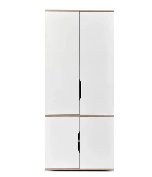 Шкаф для одежды ШК-19 дуб сонома/белый