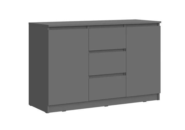 Комод Челси 1200 (2 двери 3 ящика) графит