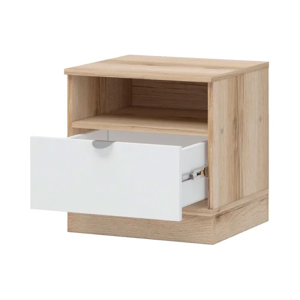 Тумба Юкки ТБ1Я-450 дуб делано/белый
