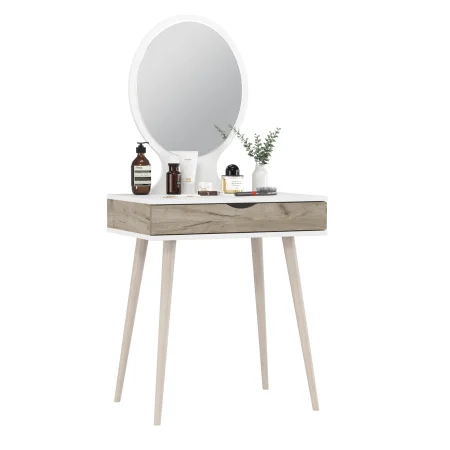 Трюмо 4-25912 белый/дуб крафт серый