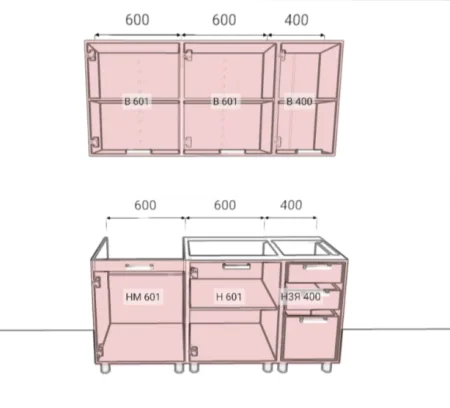 Кухня Лаванда 1,6 керамика/изумруд
