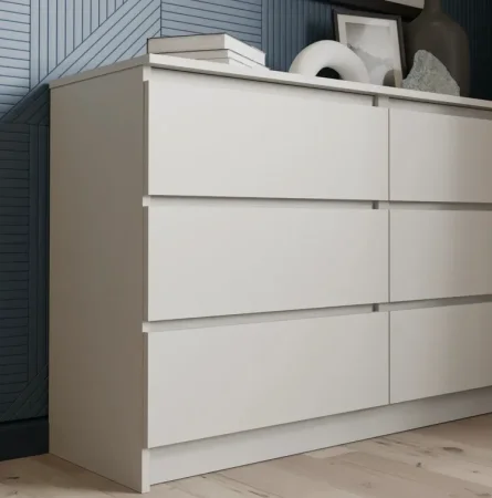 Комод шесть ящиков Мори МК 1206 сатин