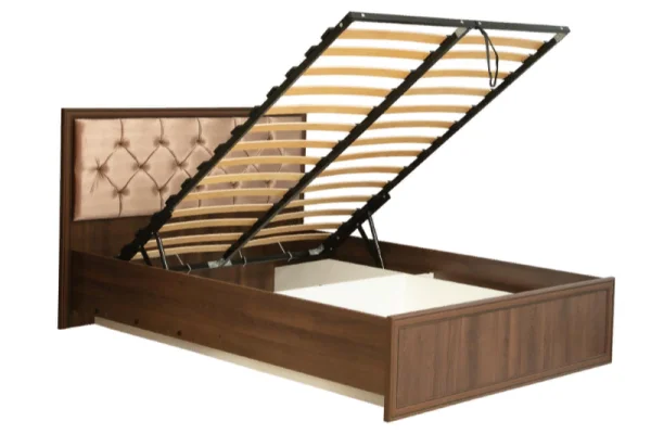 Кровать двуспальная Габриэлла (160) с подъемным механизмом, дуб кальяри