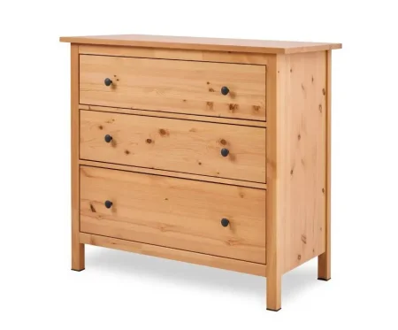 Комод 3 ящика Кымор светло-коричневый