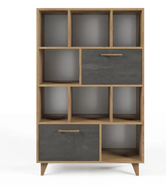 Комод Эго К-1 (НГ) дуб крафт золотой/камень темный