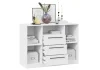 Комод комбинированный Агата белый