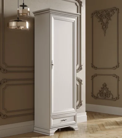 Шкаф однодверный Кентаки REG1D1S белый