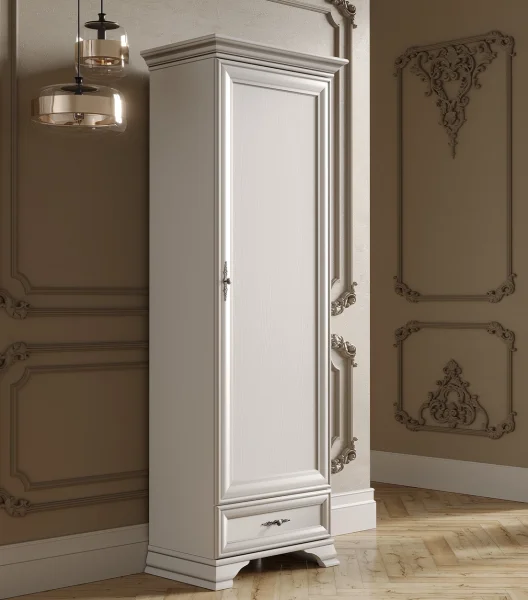 Шкаф однодверный Кентаки REG1D1S белый