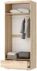 Шкаф Соната ШС-900 дуб сонома/белый глянец