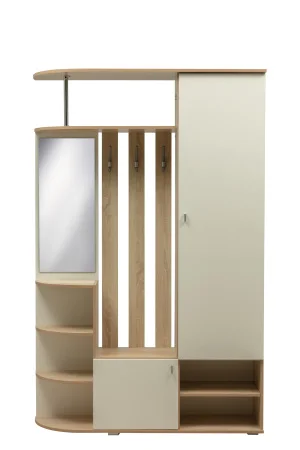 Прихожая Кармен-7 дуб сонома/белый