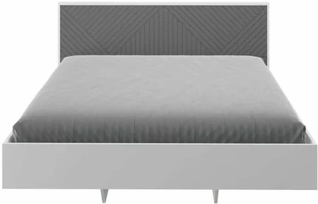 Кровать парящая Копенгаген 160 белый/серый графит