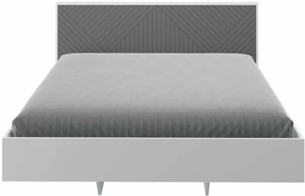 Кровать парящая Копенгаген 160 белый/серый графит