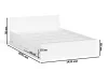 Кровать с ящиками Мори белый