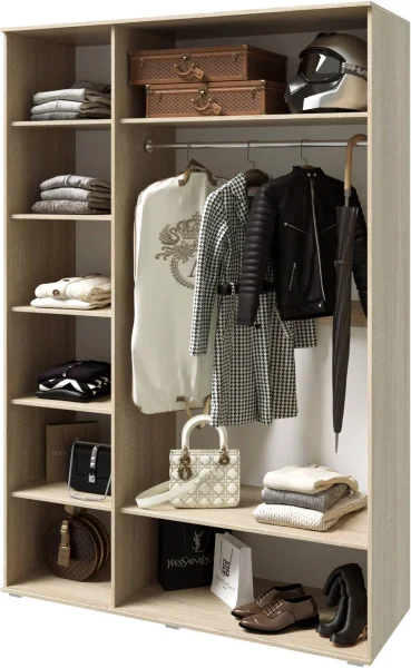 Спальня Ким дуб сонома/белый глянец