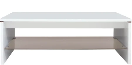 Стол журнальный Ацтека LAW4/11 белый глянец