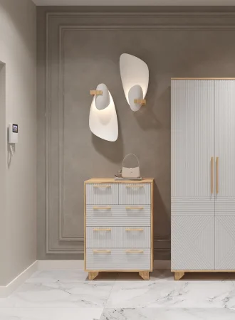 Комод Ньерд 700.5 дуб вотан/белый софт