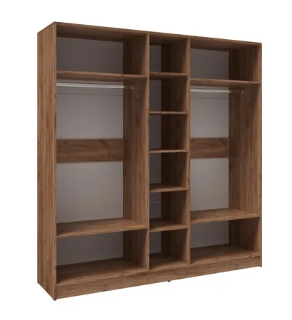 Шкаф Вегас 2000 дуб крафт табачный/дуб крафт белый