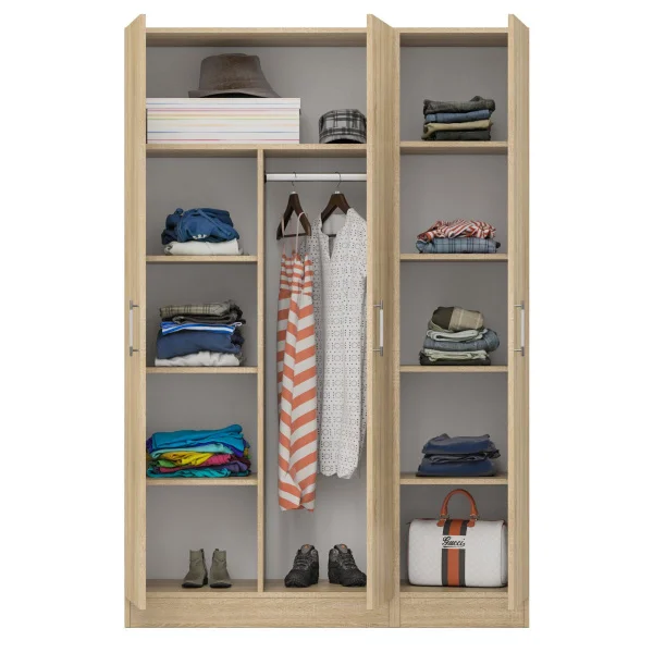 Шкаф 2-х створчатый + Пенал Стандарт, цвет дуб сонома