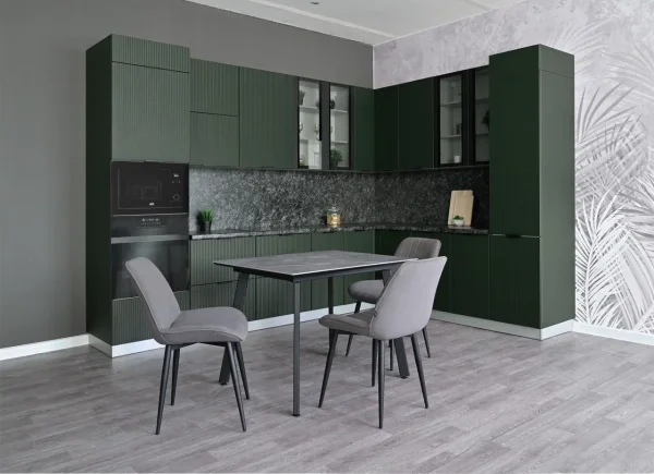 Стол керамический Граф 1000х800 серый