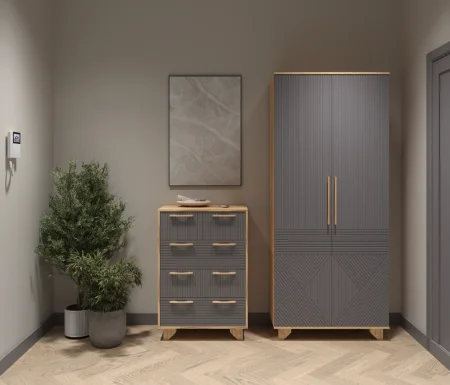 Комод Ньерд 700.5 дуб вотан/черника