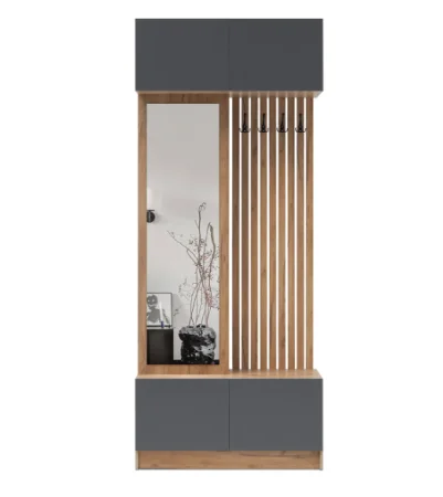 Прихожая Роджинамиф дуб крафт/графит