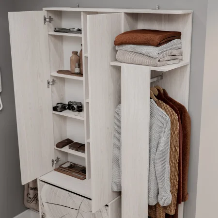 Прихожая Россо ПР-05 ясень белый