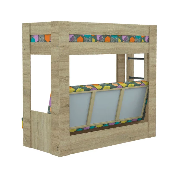 Диван-кровать двухъярусная дуб сонома