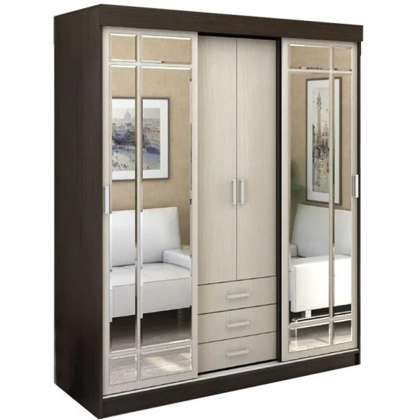 Шкаф-купе Андрей-1 венге/дуб белфорт