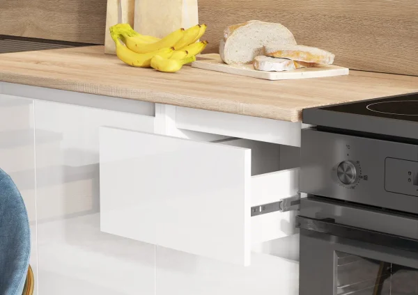 Кухня Челси 2,0 белый/белый глянец