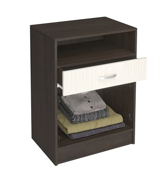 Тумба для обуви Вега ТБ-1 венге/дуб белфорд Тумба для обуви Вега ТБ-1 венге/дуб белфорд