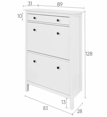 Тумба для обуви Кымор 89 белый