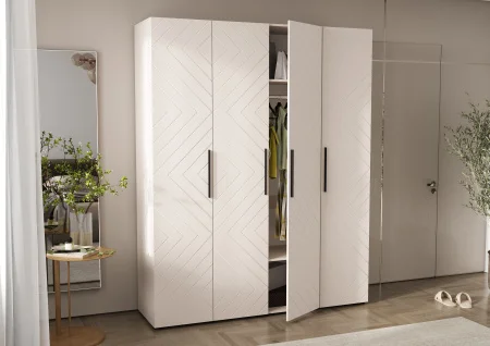 Шкаф 4-х створчатый Флэш 1800 кашемир