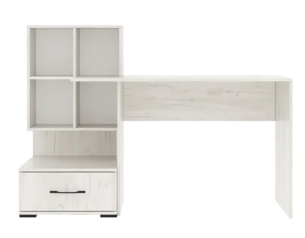 Стол компьютерный ПКС-10 дуб крафт белый