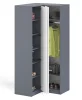 Угловой шкаф МШУ 960.1 графит/белый
